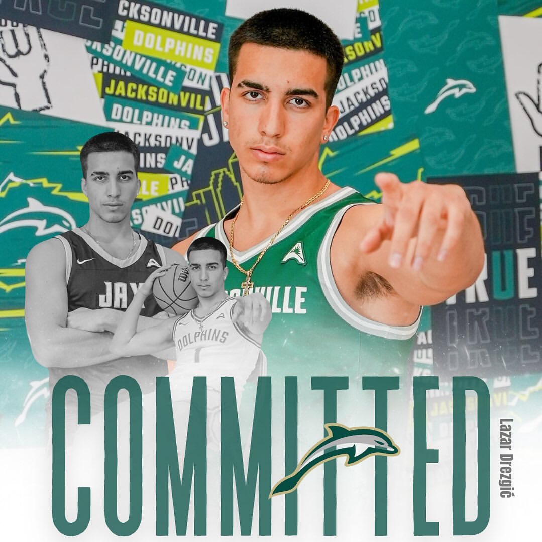 🇷🇸 2024 6-5 G Lazar Drezgić has announced his commitment to Jacksonville
