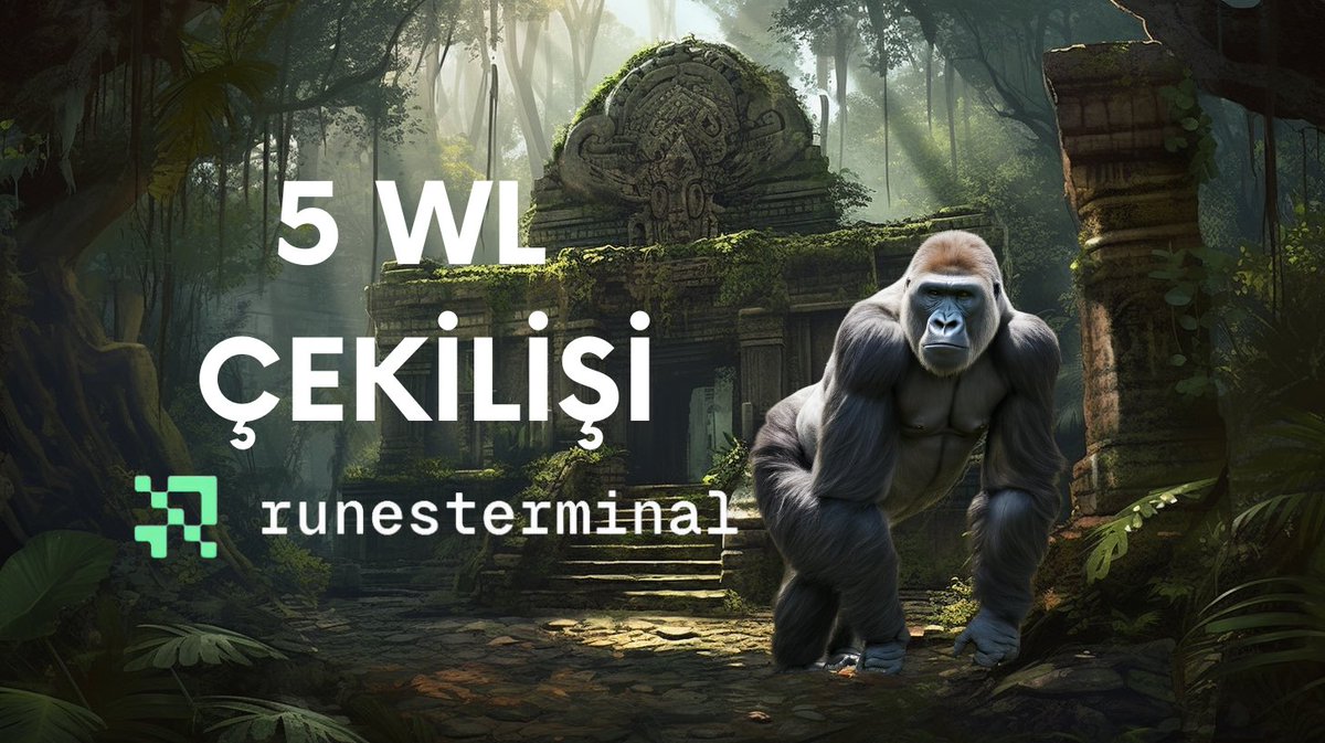 Ozi aka brrrrrrr 💸 (@0xozik) on Twitter photo Runes Terminal 5 Garanti WL Çekilişi 🎁
→ Runes tarafının en önemli projesi <a href="/runes_terminal/">RunesTerminal</a> NFT projesi için WL veriyorum. FREE mint olacak 🤝
Katılım;
✅ <a href="/0xOziK/">Ozi aka brrrrrrr 💸</a>, <a href="/runes_terminal/">RunesTerminal</a> & @ApeSwap_Runes takip et.
✅ RT + yoruma taproot adresini (bc1p ile başlayan) ve #SENDAPES yaz. Runes Terminal 5 Garanti WL Çekilişi 🎁
→ Runes tarafının en önemli projesi <a href="/runes_terminal/">RunesTerminal</a> NFT projesi için WL veriyorum. FREE mint olacak 🤝
Katılım;
✅ <a href="/0xOziK/">Ozi aka brrrrrrr 💸</a>, <a href="/runes_terminal/">RunesTerminal</a> & @ApeSwap_Runes takip et.
✅ RT + yoruma taproot adresini (bc1p ile başlayan) ve #SENDAPES yaz.
