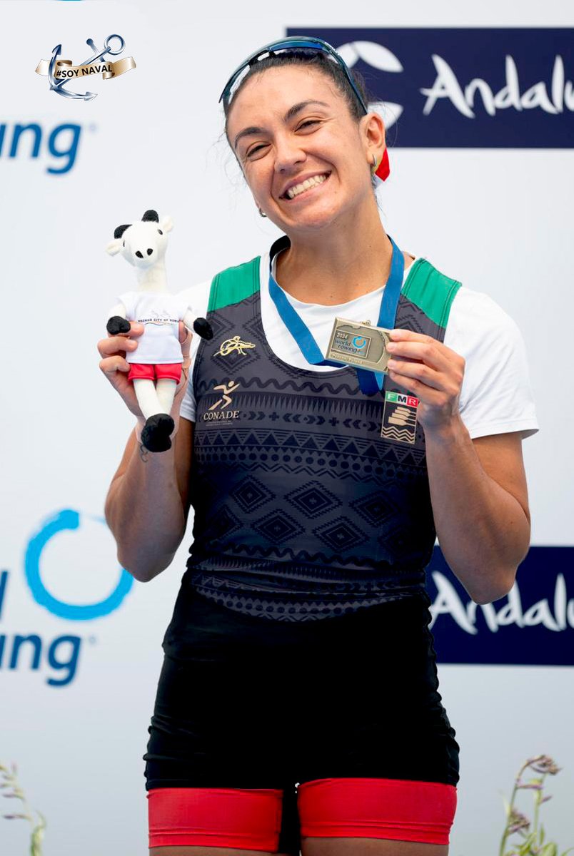 #ÚltimaHora

Felicitamos a nuestro #OrgulloNaval⚓ "Kenia Lechuga" por su esfuerzo y desempeño al obtener medalla de bronce🥉 durante el evento World Rowing Cup III, en Polonia.

¡Enhorabuena!🚣‍♀🎉