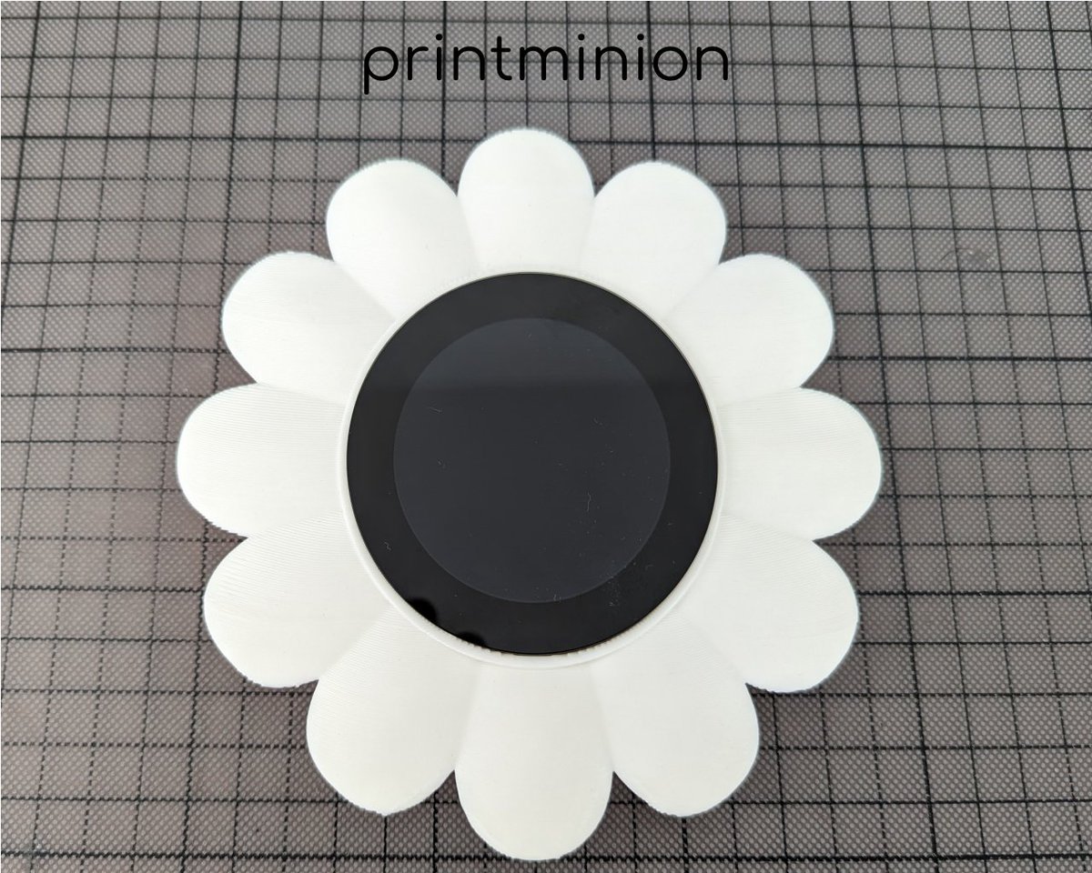 printminion's tweet image. 💐 Floral face for Wall-mount Enclosure (M3+W1) for @pimoroni #HyperPixel 2.1 round Touch and *Raspberry Pi Zero* 📷 3D model: cults3d.com/:2038316 📷@printminion @cults3d #3dPrinting