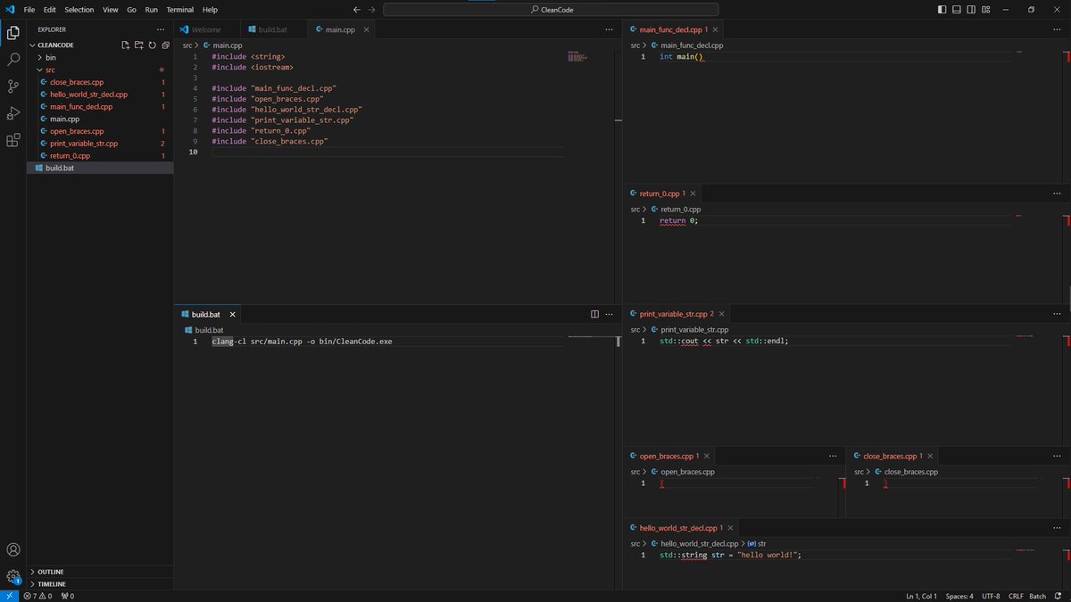 Yeah dude, personally I prefer one file per line, I really like the added modularity and cleanliness