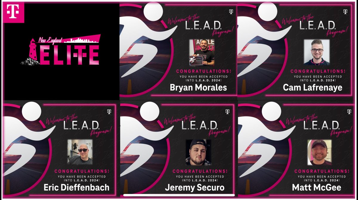 Congratulations to the #NEElite 2024 LEAD Program Participants.  These high-impact leaders and team members will embark on a development journey over the next several months to help them become ready for their next challenge at <a href="/TMobile/">T-Mobile</a>.  #LEAD2024 👏💪💯