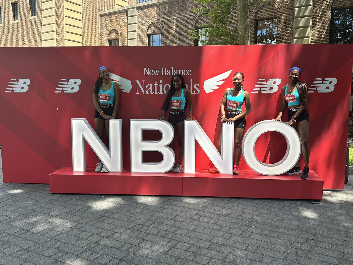 EA_GirlsTrack's tweet photo. EA Girls Track at New Balance Nationals Outdoor—Post #2

Championship 4 x 100:

Congratulations to Avery Elliott, Maya Bright, Stevie Combs, and Saige Forbes—12th Place (47.51) out of 61 teams. Way to represent EA and PA!
@EA1785_Athletic @DELCO_TF https://t.co/r6Tk5RHEnq