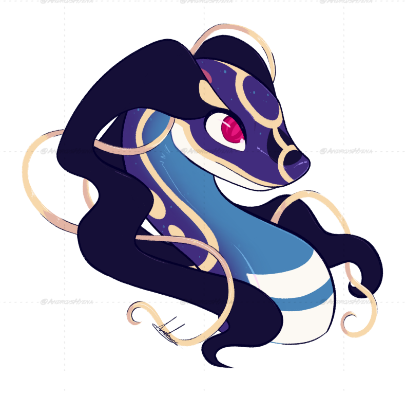 AndroysHyena's tweet photo. #commission_art for SinTsukino (on TH) of their #Pokemon character, Kyo! https://t.co/Bz2twrYx5B