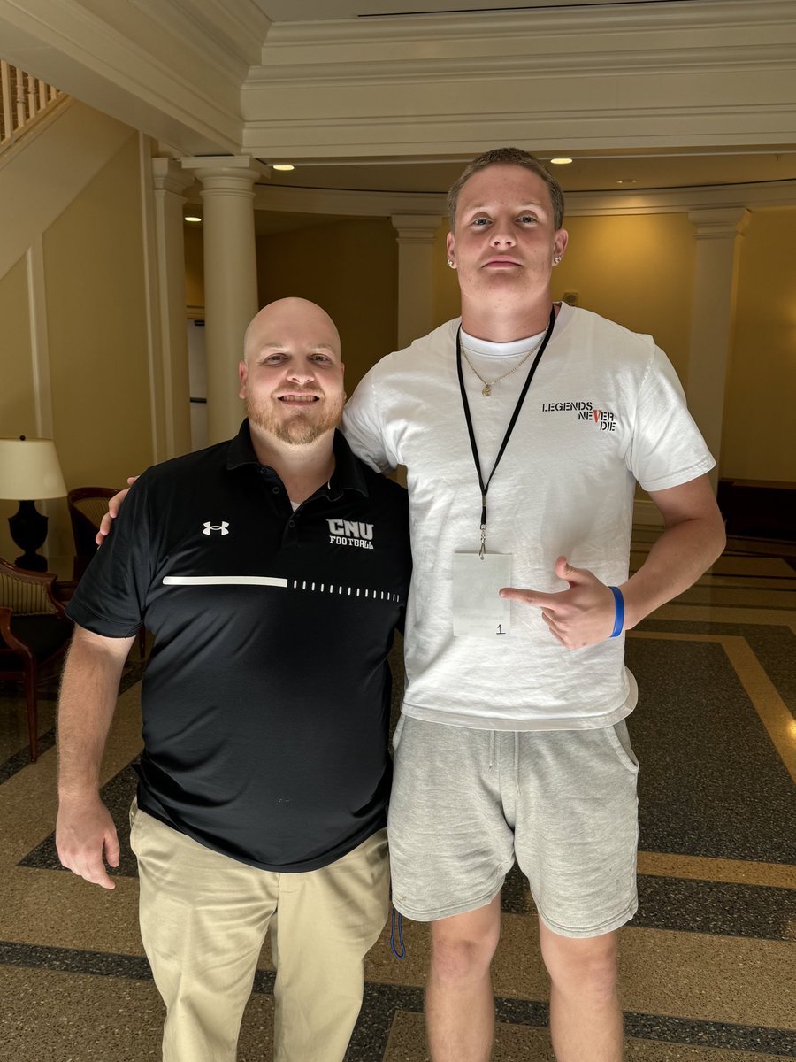 Thank you <a href="/coachatsmith/">Alex Smith</a> for the junior day visit! Had a great time and learned a lot about the program! Hope to be out there again! <a href="/coach_cg/">Coach Goode</a>  <a href="/CoachVLunsford/">Coach Lunsford</a>
