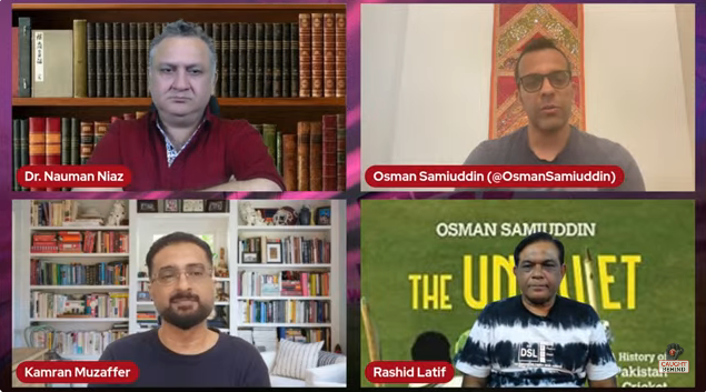 #CaughtBehind with Osman Samiuddin
<a href="/OsmanSamiuddin/">Osman Samiuddin</a> <a href="/iRashidLatif68/">Rashid Latif | 🇵🇰</a> <a href="/DrNaumanNiaz/">Dr. Nauman Niaz</a> <a href="/krick3r/">Kamran Muzaffer</a> 

Live now: youtube.com/live/CbDx1L8gX…