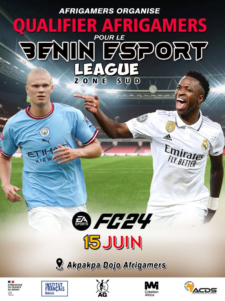 AfriGamers's tweet photo. Le monde est une compétition😌,les plus courageux l’emportent💪🏽. Nous vous présentons nos qualifiers ✌🏽Afrigamers pour la BENIN ESPORT LEAGUE 2024🇧🇯.Tekken 8 ,Street Fighter 6 et EA FC24⚽️. @FlashNo47 @Kayane @CapcomFighters @ESportsANews @AfrikanSkill @MoovAfricaBenin @MTNBenin https://t.co/Rwa4yCudJT
