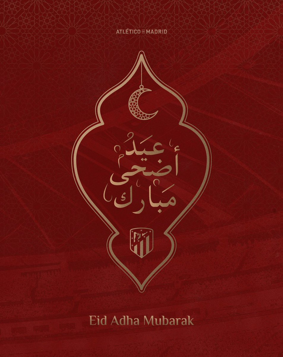 AtletiArab's tweet photo. عيدكم مبارك وكل عام وأنتم بخير 🕋❤️
#عيد_الاضحى_المبارك https://t.co/6NFiCcbHn2