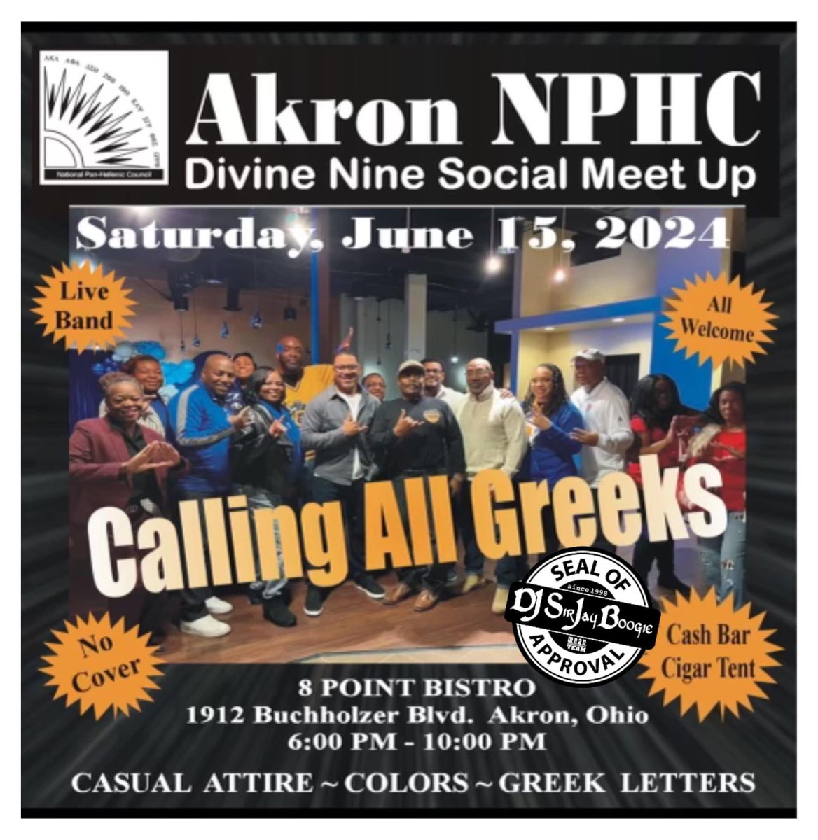 djsirjayboogie's tweet photo. About to smash things TONIGHT in Akron, Ohio… #NonStopBoogie

@NPHCCleveland @NPHCColumbus @NPHCHQ https://t.co/VPTM6h0pv9