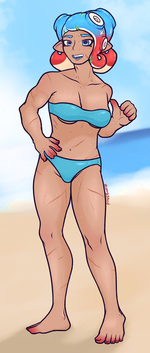 Zomb3Art's tweet photo. [Maryani at the Beach 2024]
a whole month to be able to finish a piece https://t.co/AE3w1FFBUF