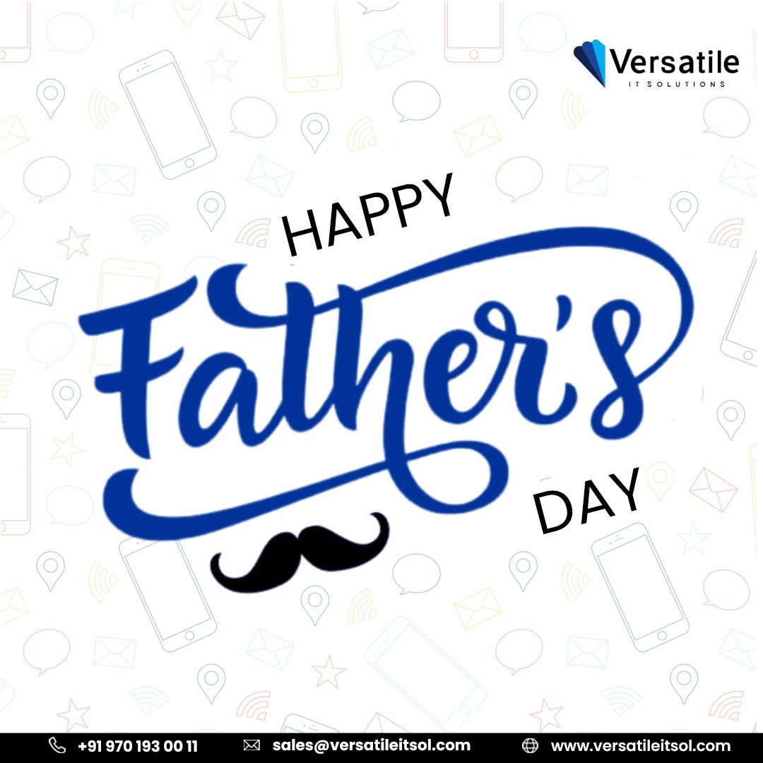 versatile_itsol's tweet image. Happy Father&apos;s Day from Versatile IT Solutions! Celebrating the superheroes who inspire us every day. 

👉 WhatsApp: wa.me/+919701930011  
👉 Visit Us:- bit.ly/36BVUoJ
👉 Mail: sales@versatileitsol.com

#FathersDay #TechDads #FamilyAndTech #VersatileITsolutions