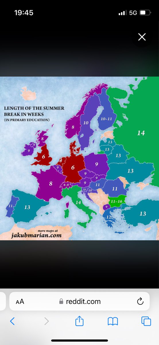 Invariably the length of summer holidays will surface again in the next few weeks. With people citing they’re too long. 

I think this is probably the only remaining ace the profession has up its sleeve. 

I’ll just leave this graphic here…..