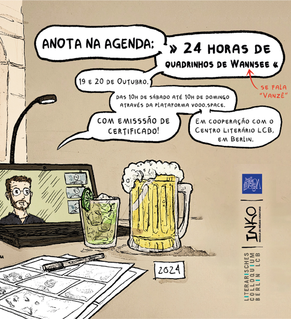 Todo mundo pronto pra ver artistas desfalecendo ao vivo na internet em Outubro?

O evento organizado pelo <a href="/augustoteles/">Augusto Paim</a> vai ter a galera da <a href="/InkoCriativo/">INKO</a>  esse ano junto com o povo de Berlin!