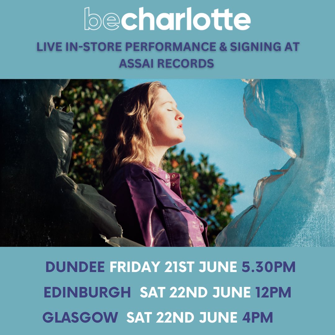 Buzzing for these gigs next week to celebrate my debut album release!! 

Free entry &amp; all ages, would love to see you there 💜

You can also pre-order your physical copy of the album here for priority entry - assai.co.uk/collections/be…