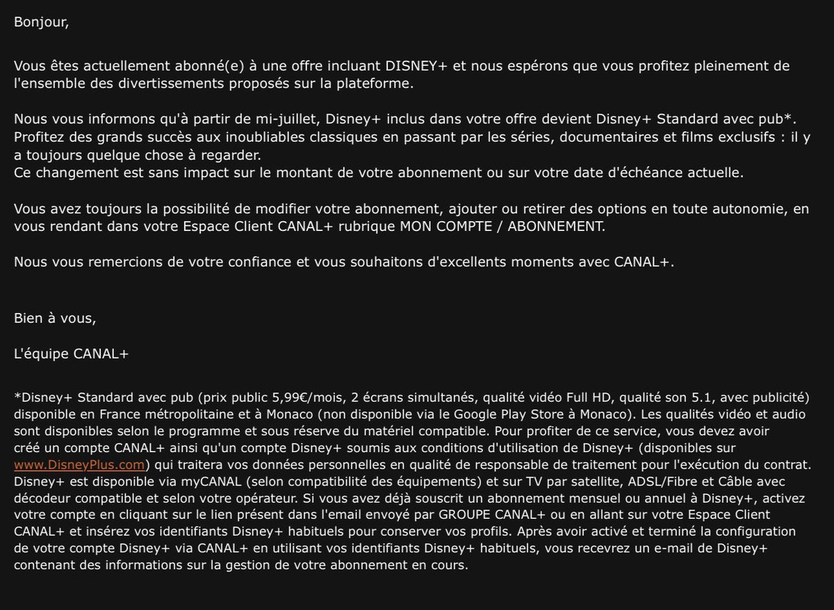 Abu2re's tweet photo. Donc là, même en payant un abonnement tu te retrouves avec des pubs. Après canal, Disney s’y met. Je vais retourner dans mes sites streaming gratuit. #marredespubs https://t.co/WrR2uuzWJN