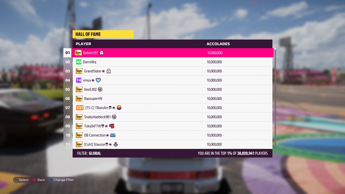 adec1967's tweet photo. @ForzaHorizon That you are resetting all the leader boards and blocking all the blatant hackers you allow on FH5 please. https://t.co/7phiAgp37e