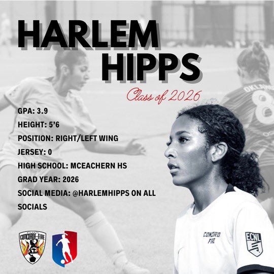 HarlemHipps's tweet photo. It has finally begun….excited to see what the future holds. #2026RecruitmentSeason #LetsGo
@Concorde07G @PrepSoccer @ECNLSoutheast https://t.co/ywvuQyLYrj