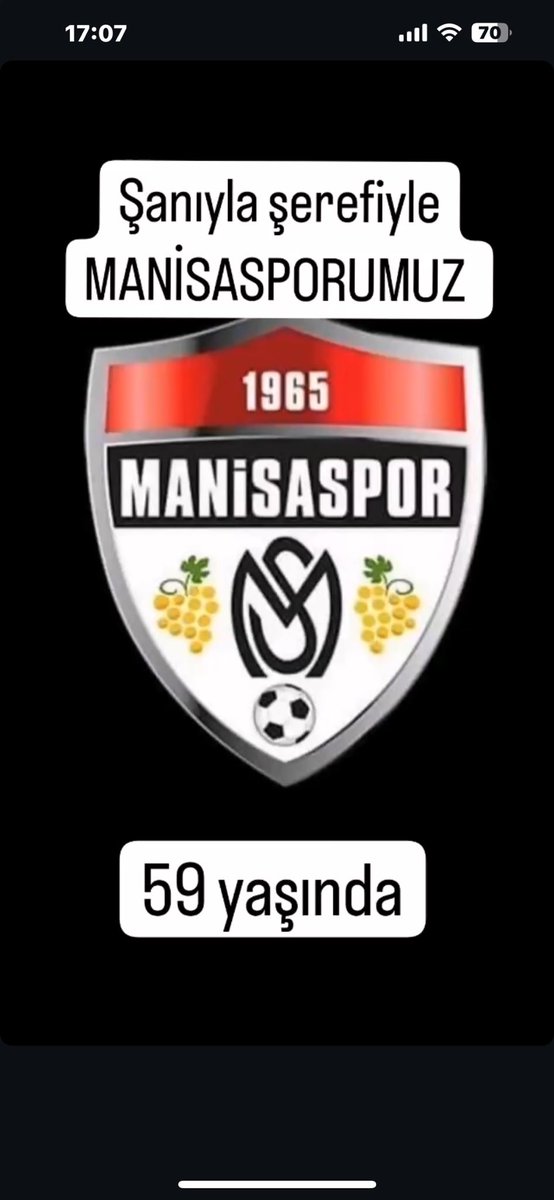 Manisaspor’umuzun 59.Kurulus yıldonumu kutlu olsun….