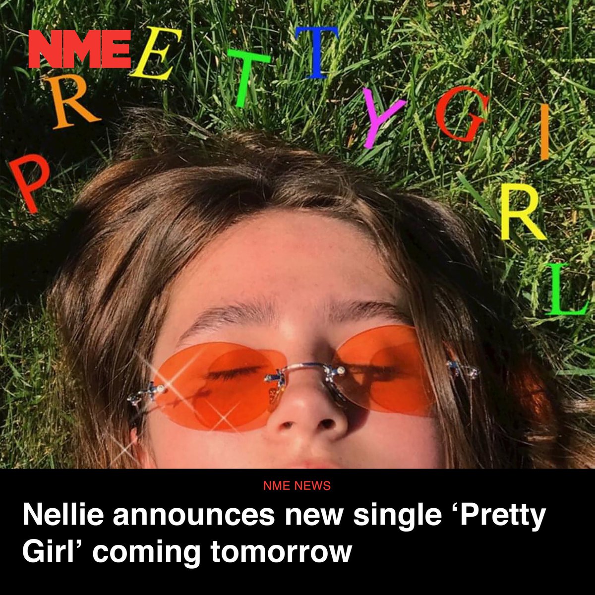 © #NMEMagazineRP › 𝖬𝗎𝗌𝗂𝖼 𝖭𝖾𝗐𝗌
Nellie (@marmorealfilm) has announced that she will be debuting a new single called ‘#PrettyGirlRP’ tomorrow.