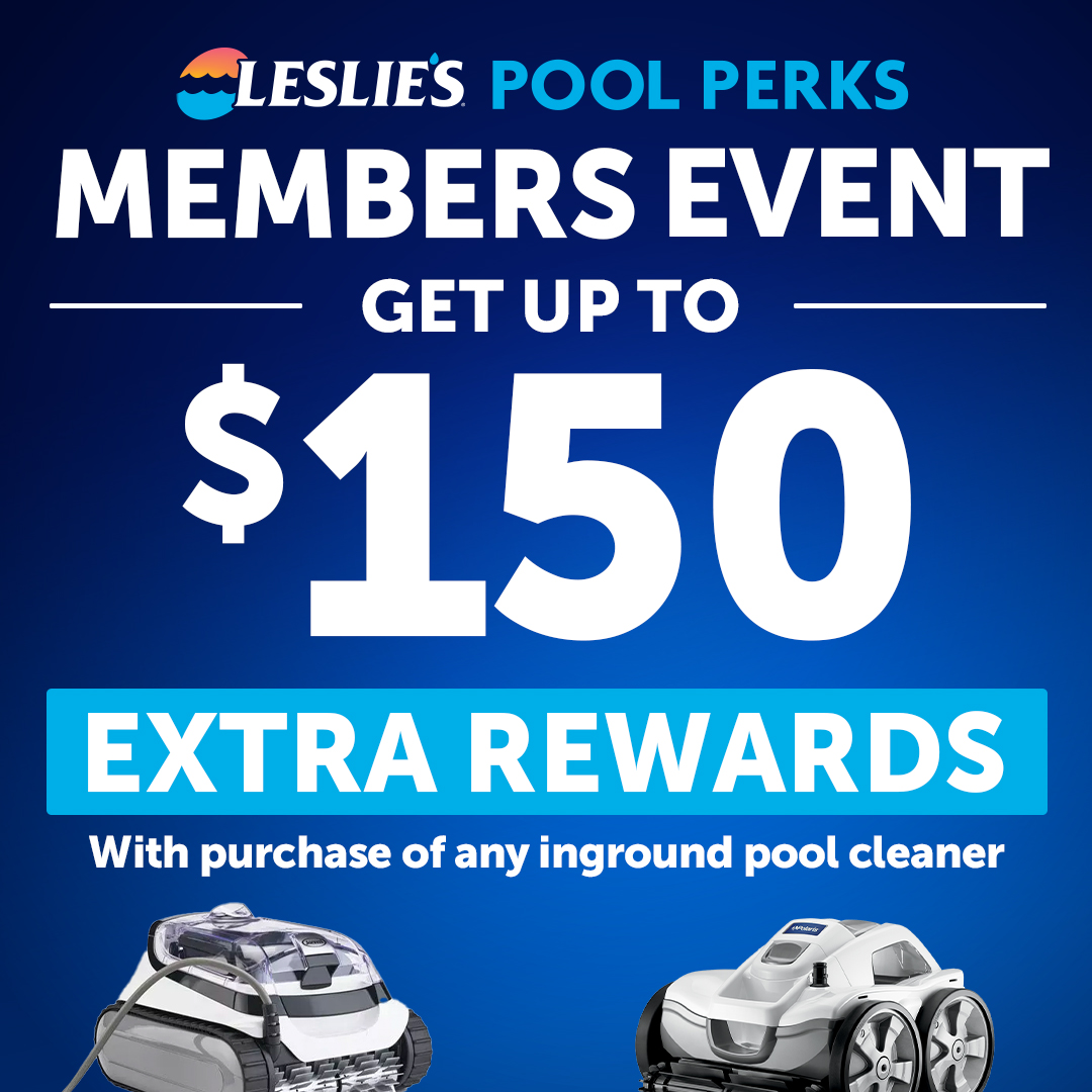 lesliespoolcare's tweet image. You deserve a hassle-free summer. 😉 Shop our Automatic Pool Cleaner Event this weekend, ending 6/17! 💦🎉 Snag great deals on top-notch pool cleaners and keep your pool pristine with ease. Your pool will thank you: bit.ly/4b9EnWD #Leslies #automaticpoolcleaner #sale