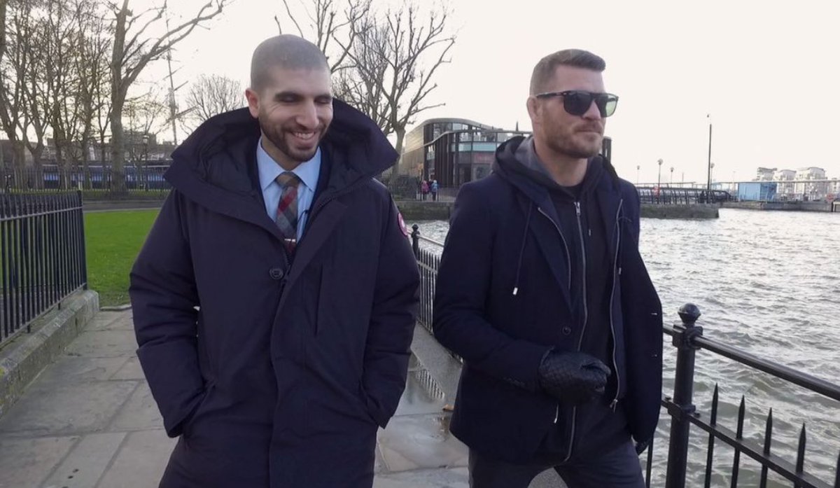 Ariel Helwani in response to Michael Bisping:

"You're a former bad boy who became a boot licker who wants to stay in good standing with Dana White. So you have chosen to pick a fight with me in order to curry favor with your boss who gives you a few quid to commentate and be