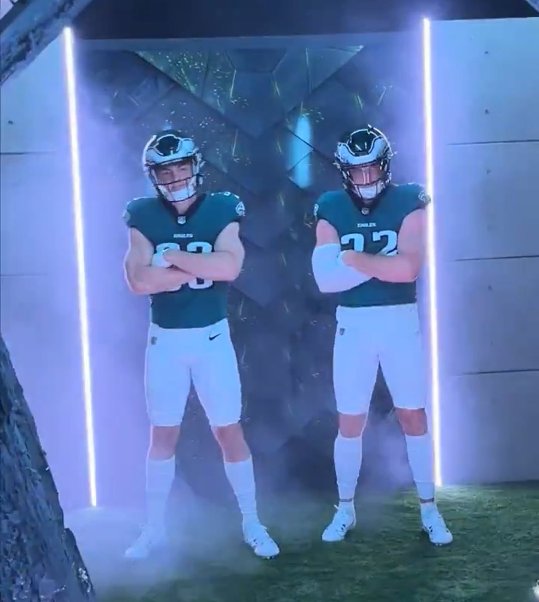 PHLEaglesNation's tweet image. Cooper DeJean x Reed Blankenship 🦅