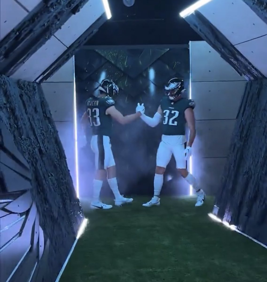 PHLEaglesNation's tweet image. Cooper DeJean x Reed Blankenship 🦅