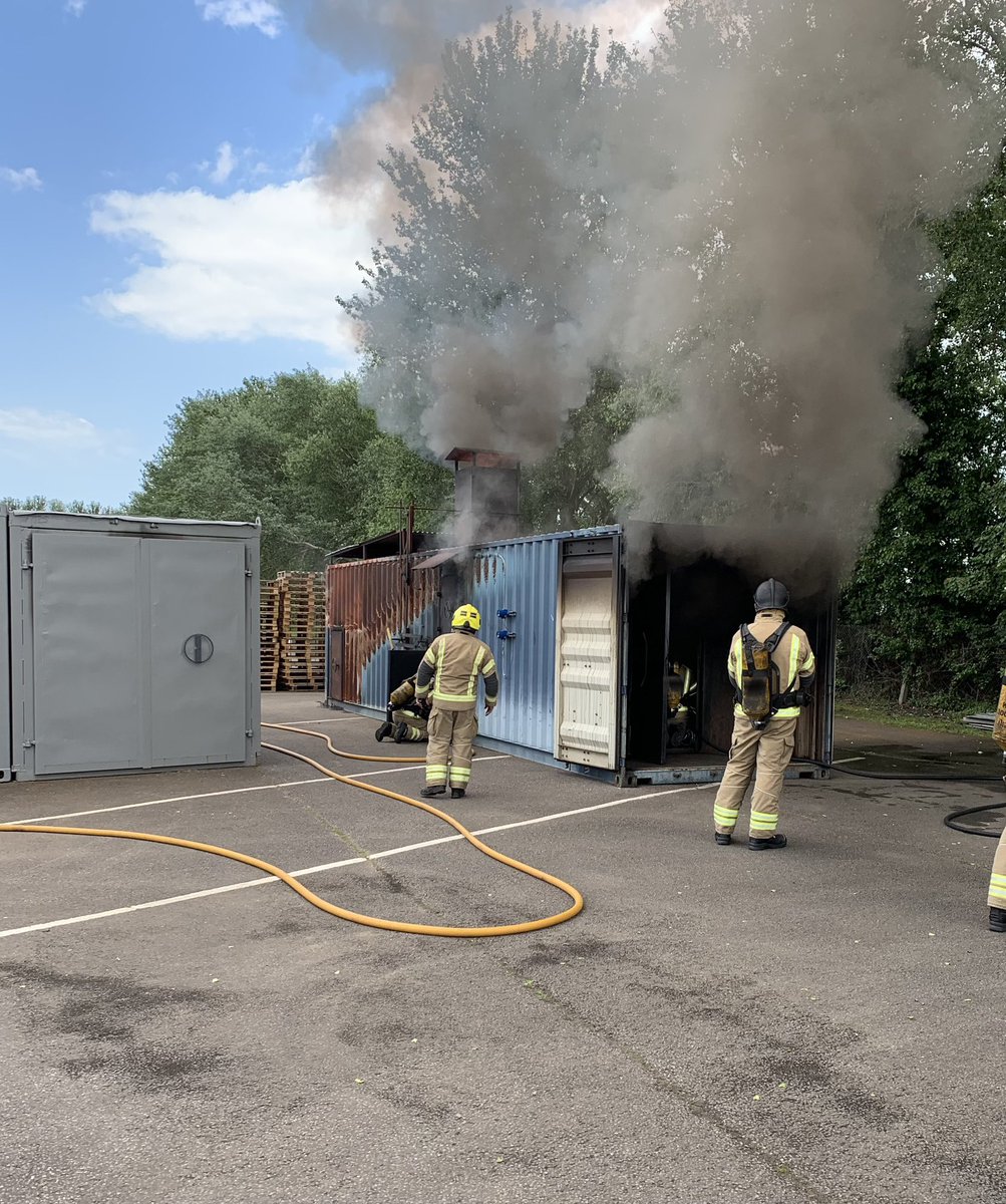 phireflyfire's tweet photo. Over 200 firefighters have taken part in compartment fire behaviour training at our venue so far this year! Here are a few photos of some of the recent courses! #cfbt #fire #fireservice #firefighter #firefightertraining #compartmentfirebehaviour #firerescue https://t.co/cj4XZGjGsA