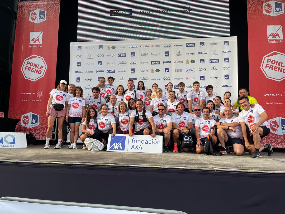 👟 Hoy en Valencia hemos corrido para salvar vidas, por las víctimas de accidentes de tráfico 🧡

Gracias a todos los corredores y corredoras y a la #familiaAXA por estar al pie del cañón 💪🏼