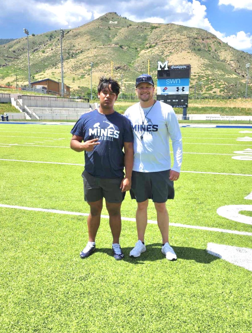 DJ Ironshell (@dironshell55) on Twitter photo Had a great time at <a href="/MinesFootball/">Mines Football</a> camp today! Thank you to <a href="/TimBrandon5/">Tim Brandon</a> <a href="/CoachS_Nelson/">Shane Nelson</a> and all the other coaches for coaching me up . Looking forward to creating relationships! And I hope to be back soon!
<a href="/Columbineftbl/">Columbine Football</a> <a href="/TheRebelWay1/">COACH THOMAS</a> <a href="/CoachRJAnderson/">Rick Anderson</a> <a href="/AndyLowry11/">Andy Lowry</a> Had a great time at <a href="/MinesFootball/">Mines Football</a> camp today! Thank you to <a href="/TimBrandon5/">Tim Brandon</a> <a href="/CoachS_Nelson/">Shane Nelson</a> and all the other coaches for coaching me up . Looking forward to creating relationships! And I hope to be back soon!
<a href="/Columbineftbl/">Columbine Football</a> <a href="/TheRebelWay1/">COACH THOMAS</a> <a href="/CoachRJAnderson/">Rick Anderson</a> <a href="/AndyLowry11/">Andy Lowry</a>