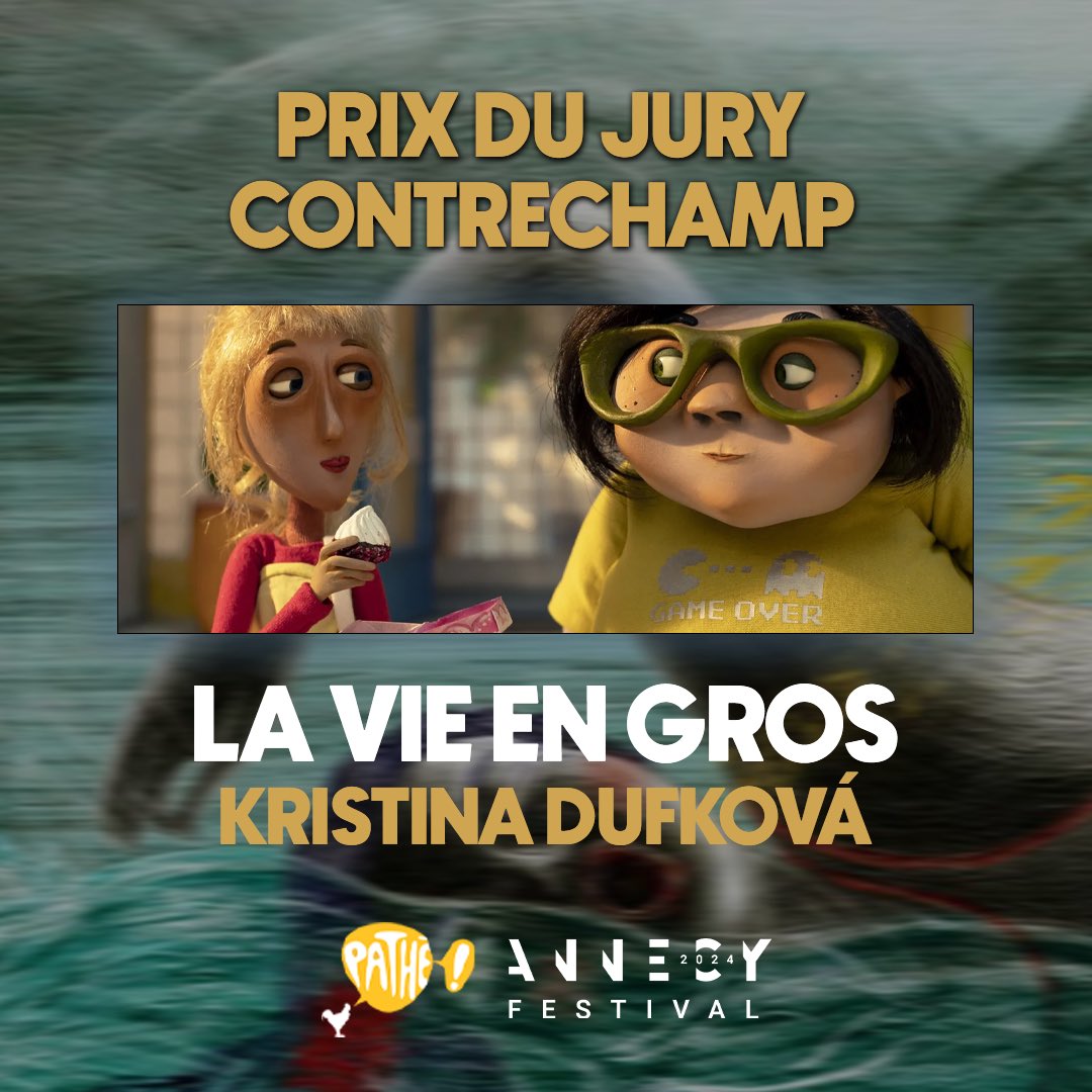 La Vie en Gros remporte le Prix du Jury Contrechamp au #AnnecyFestival !