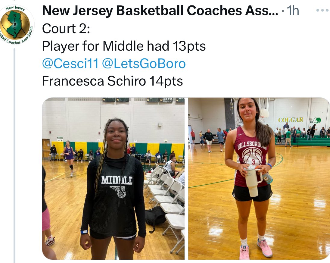 Jimmy Ostaszewski (@coachjimmy_o) on Twitter photo <a href="/Cesci11/">Francesca Schiro</a> -Does what EVERY college coach looks for? Puts points on the
scoreboard <a href="/wayveney/">Way Veney</a> <a href="/QU_CoachFabbri/">Coach Fabbri</a> <a href="/CoachKatie_K/">Katie Kolinski</a> <a href="/amicker23/">Addie Micir</a> <a href="/CoachNickV/">Nick Volchok</a> <a href="/MLane417/">Michael Lane</a> <a href="/CoachJollon/">David Jollon</a> <a href="/WBBCoachFinch/">Brianna Finch</a> <a href="/Coachgaitley/">Coach Gaitley</a> <a href="/CoachAngSzumilo/">Coach Ang Szumilo</a> @RiderCoachMilli <a href="/Cesci11/">Francesca Schiro</a> -Does what EVERY college coach looks for? Puts points on the
scoreboard <a href="/wayveney/">Way Veney</a> <a href="/QU_CoachFabbri/">Coach Fabbri</a> <a href="/CoachKatie_K/">Katie Kolinski</a> <a href="/amicker23/">Addie Micir</a> <a href="/CoachNickV/">Nick Volchok</a> <a href="/MLane417/">Michael Lane</a> <a href="/CoachJollon/">David Jollon</a> <a href="/WBBCoachFinch/">Brianna Finch</a> <a href="/Coachgaitley/">Coach Gaitley</a> <a href="/CoachAngSzumilo/">Coach Ang Szumilo</a> @RiderCoachMilli