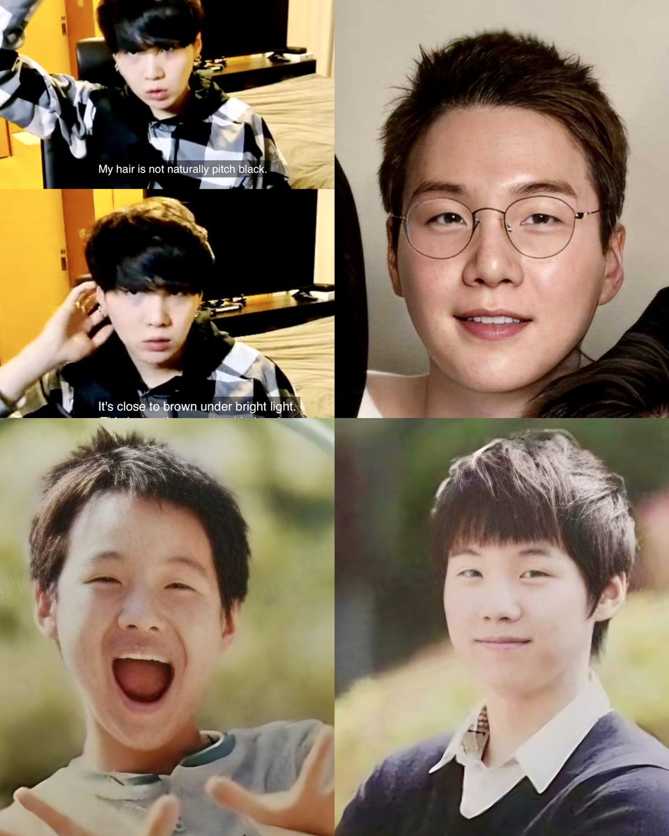 ShookyAppa's tweet photo. 21.11.2020 #SUGA VLIVE
🐱My hair is not naturally pitch black.
🐱It's close to brown under bright light. https://t.co/zbsN3tlakf