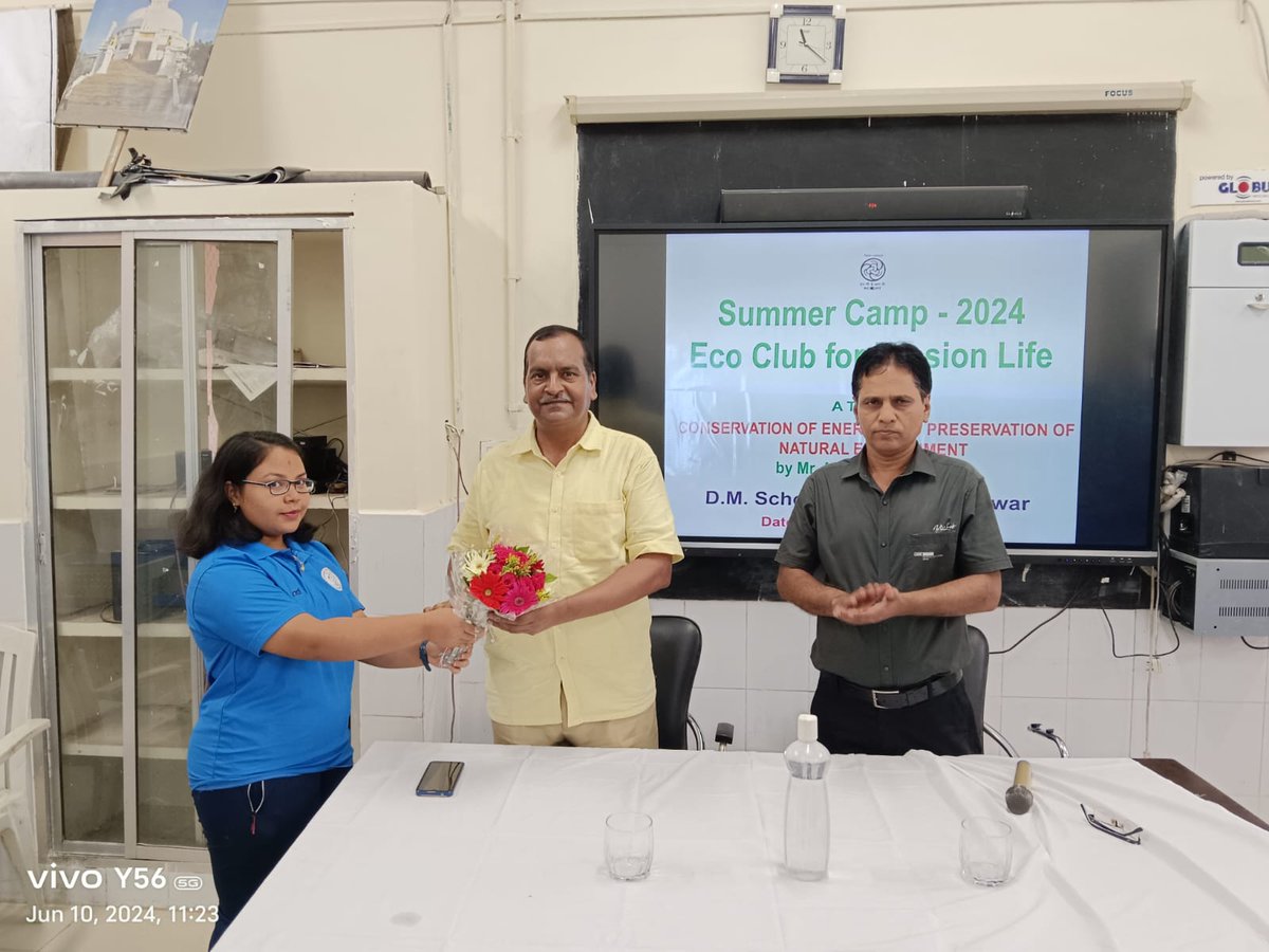 BBSR_DMS's tweet image. Summer Camp 2024 for an enlightening talk by Shri Akhileshwar Mishra on &quot;Conservation of Energy and Preservation of the Natural Environment.&quot;