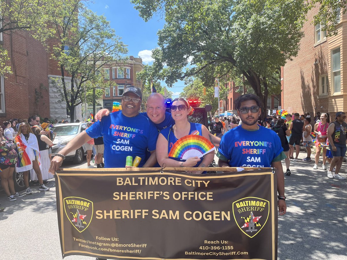 Baltimore City Sheriff Sam Cogen tweet media