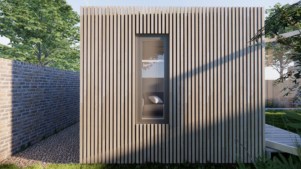 #ICYMI 

The #WikiHouse Garden Studio - An extra room in the garden that you can build for yourself, or get one of our 
providers to do it for you.

£500 off if you order it via our website:
wikihouse.cc/designs/garden…

#GardenStudio #GardenOffice #sustainable #CNC