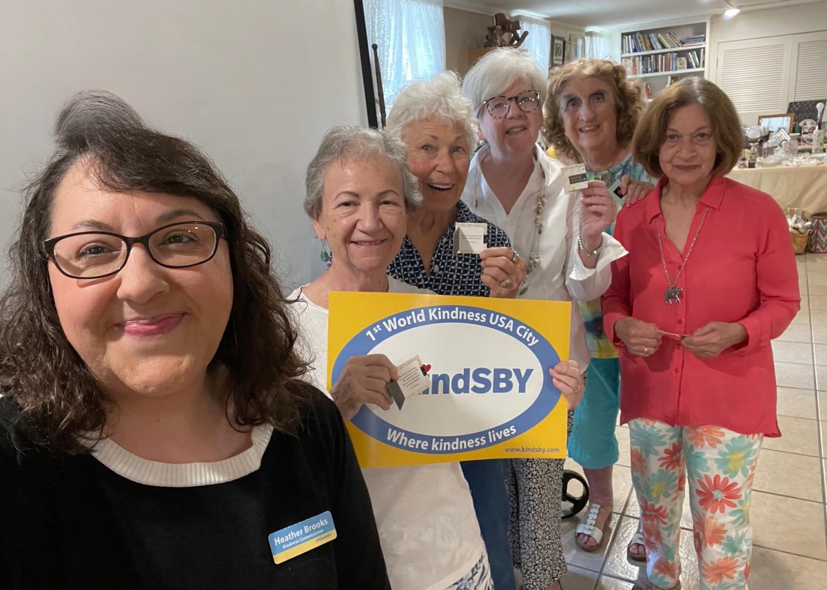This week Secretary of Kindness, Heather Nefferdorf Brooks, had the pleasure of presenting to St.Philip’s Women’s group on the topic of KINDNESS 💛💙💛 Thank you for acknowledging the importance of kindness within our community!