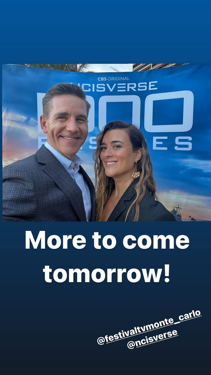 Flowery_Fangirl's tweet photo. Pics from the 1000th episode party at Monte Carlo! #NCIS1000 #NCIS #MonteCarlo

via Brian's IG https://t.co/mbbcL8l8UI