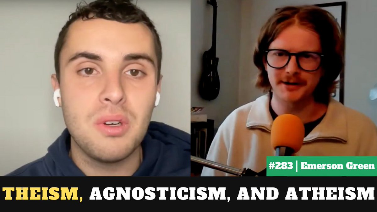 Adherent Apologetics (@aapologetics) on Twitter photo Emerson Green (<a href="/waldenpod/">Emerson Green 🪬</a>) came on the podcast to discuss his current thoughts about God. Check it out!
youtu.be/SPysde2jfoM Emerson Green (<a href="/waldenpod/">Emerson Green 🪬</a>) came on the podcast to discuss his current thoughts about God. Check it out!
youtu.be/SPysde2jfoM