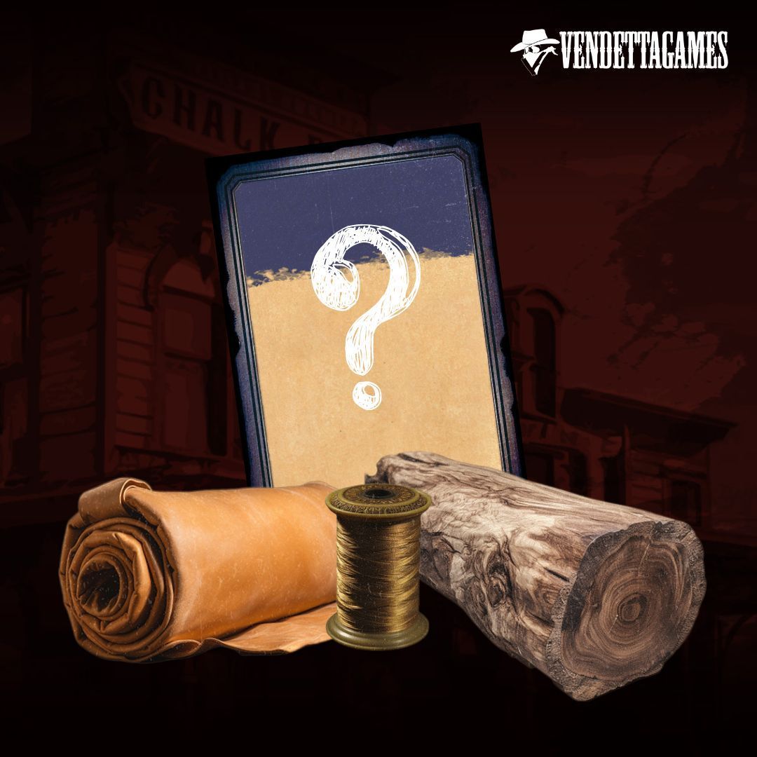 VendettaGamesHQ's tweet photo. Howdy, partners! 🤠 Can you guess what we can #craft with these wild materials? 🌵🔨 Repost and leave your guesses , and let’s see who’s the sharpest shooter in town! #CraftandConquer #NFT https://t.co/YMxttG6M5o