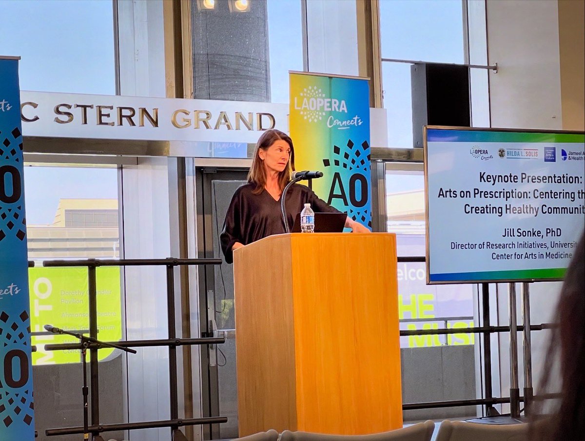 katrinaenelson's tweet photo. So amazing connecting w/people passionate about the intersection of arts &amp; health in LA this week!!! 🤩 Hope to see even more people next year! #lacountyartsandhealthweek #laoperaconnects #lacountyartsandculture #artsinhealth #arts #health #wellbeing #research #science https://t.co/jabFH3lERl