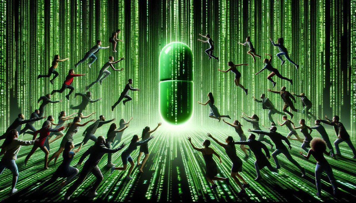 TerenzioFletch's tweet image. I choose the green 💊