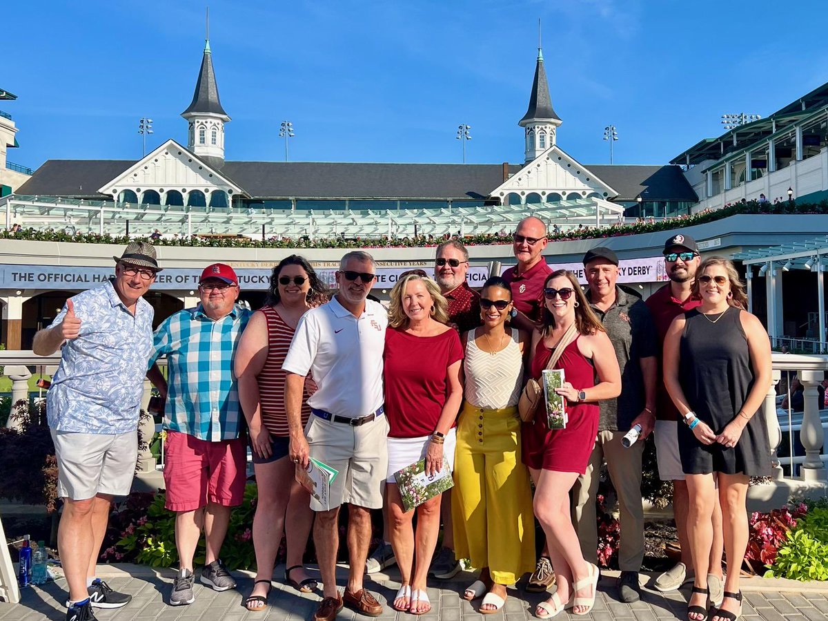 KentuckyNoles's tweet photo. Great night for our Welcome to the City Night at @ChurchillDowns. Noles are everywhere! https://t.co/FayvpF6jfU