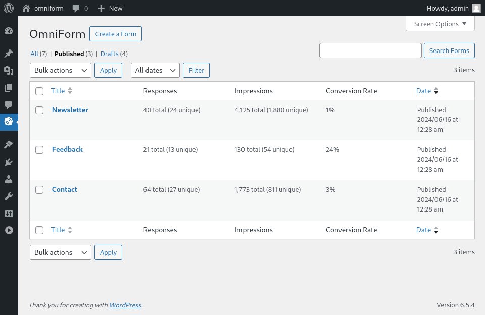 jrtashjian's tweet photo. It’s been a while since my last update on #OmniForm. I’ve added customizable submission settings, paving the way for future search, login, and comment forms. Plus, new #analytics now track total and unique impressions and submissions. #WordPress

https://t.co/43QbTpA8yi https://t.co/6KCOBTVxn2