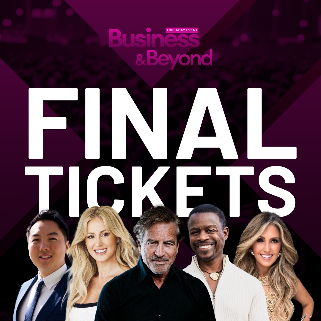 🚨 Last chance to secure your spot at Business &amp; Beyond! 🚨

Join Australia’s top business mentor, Mark Bouris, and performance specialist, Joseph McClendon III, for an exclusive 1-day seminar! 🚀

🎟️ Book now before tickets are gone:  zurl.co/wkMw