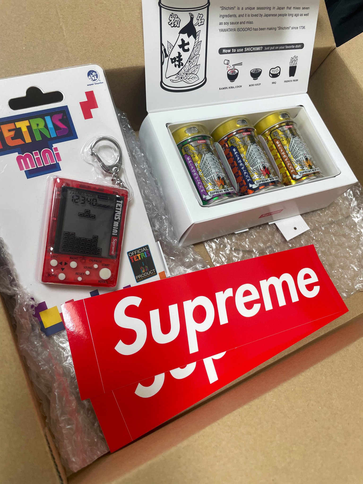 SUPREME 八幡屋礒五郎、ミニテトリスセット SUPREME 八幡屋礒五郎、ミニテトリスセット