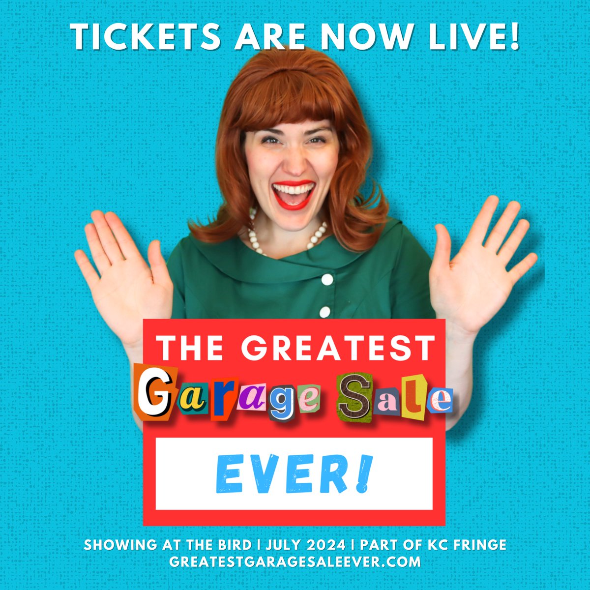 atetheSandwich's tweet photo. Tickets are now live for The Greatest Garage Sale Ever, my one woman @KCFringe debut! Find out more info and grab tickets here: https://t.co/8D4SMmsBI1 #GreatestGarageSaleEver #GGSE #garagesaleshow https://t.co/BJOd1pFO56