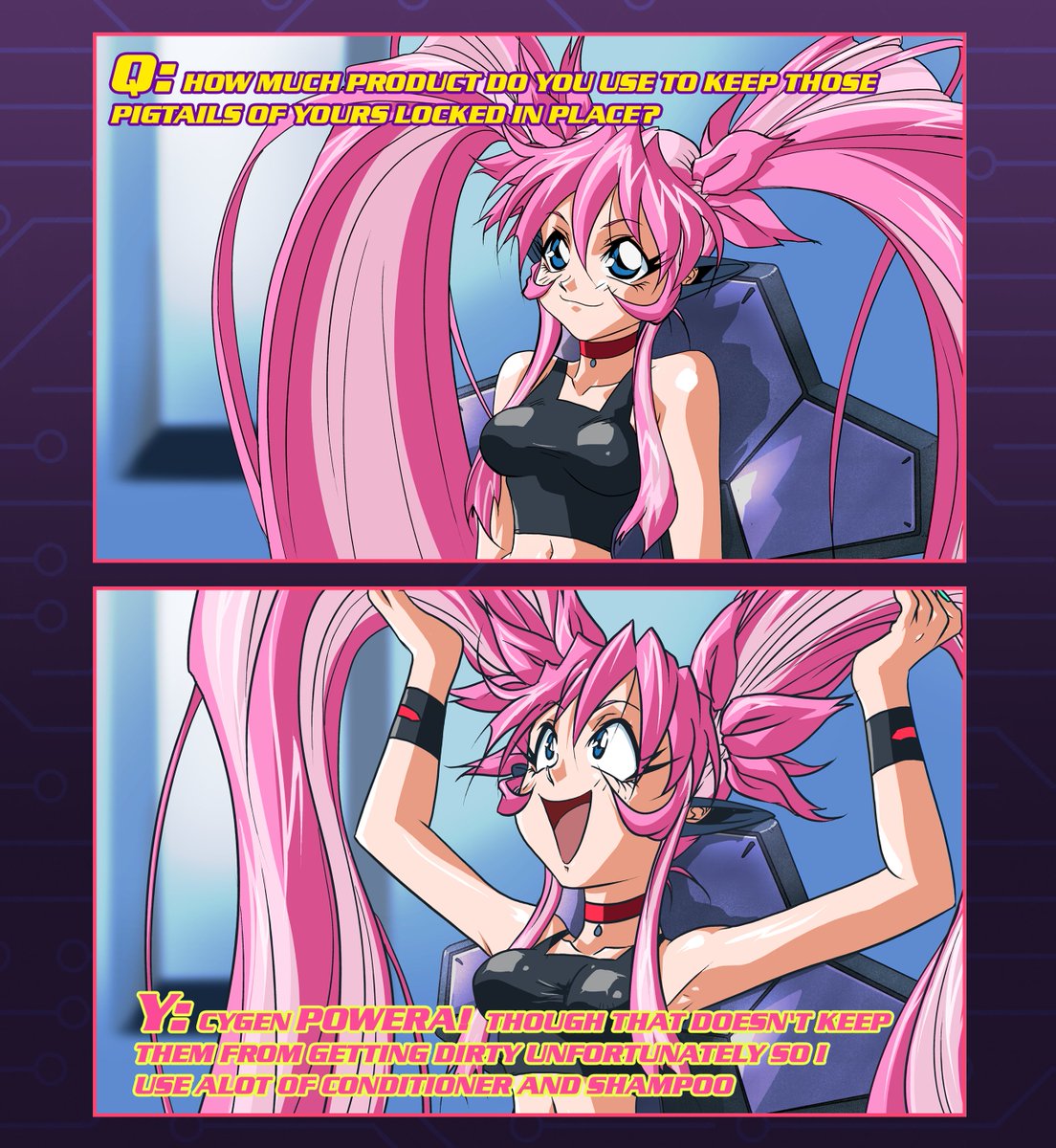 InfinityArk's tweet image. That time when Yuimei answered YOUR questions!  Is another round coming soon?  Quite likely💕 #cuteart #answerspace