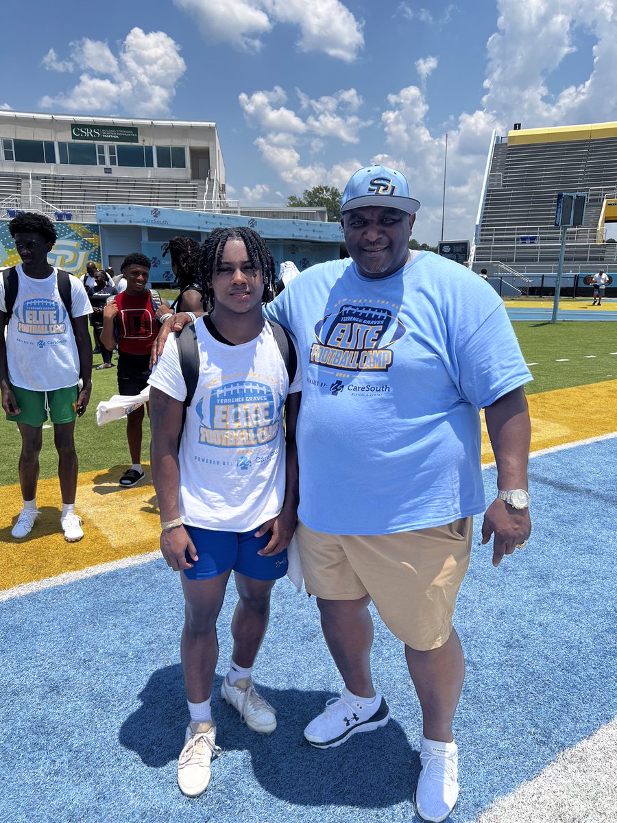 Jayden Chavis (@jaydenchavis_1) on Twitter photo Had a great time at Southern University Football Camp Today!! <a href="/CoachTGraves3/">COACH TERRENCE GRAVES</a> <a href="/CoachMFred_OC/">Mark Frederick</a> <a href="/GeauxJags/">Southern University Football</a> Had a great time at Southern University Football Camp Today!! <a href="/CoachTGraves3/">COACH TERRENCE GRAVES</a> <a href="/CoachMFred_OC/">Mark Frederick</a> <a href="/GeauxJags/">Southern University Football</a>