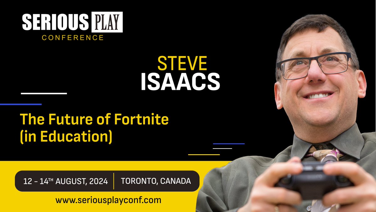 Steve Isaacs (@mr_isaacs) on Twitter photo The #SeriousPlay Conference has long been one of my favorite conferences.
This year, <a href="/iwearthecrowns/">knives chau ππ½ββοΈπΈπ»</a> and I will be presenting on The Future of #Fortnite (in Education) with <a href="/Liz__Dailey/">Liz Dailey</a> from <a href="/CreateAccessOrg/">CreateAccess</a> .
<a href="/FNCreate/">Fortnite Creators</a> #photogrammetry <a href="/FortniteGame/">FortniteGame</a> #games4ed
Please join us! The #SeriousPlay Conference has long been one of my favorite conferences.
This year, <a href="/iwearthecrowns/">knives chau ππ½ββοΈπΈπ»</a> and I will be presenting on The Future of #Fortnite (in Education) with <a href="/Liz__Dailey/">Liz Dailey</a> from <a href="/CreateAccessOrg/">CreateAccess</a> .
<a href="/FNCreate/">Fortnite Creators</a> #photogrammetry <a href="/FortniteGame/">FortniteGame</a> #games4ed
Please join us!